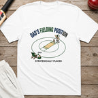 Dads Fielding Position T-Shirt - White