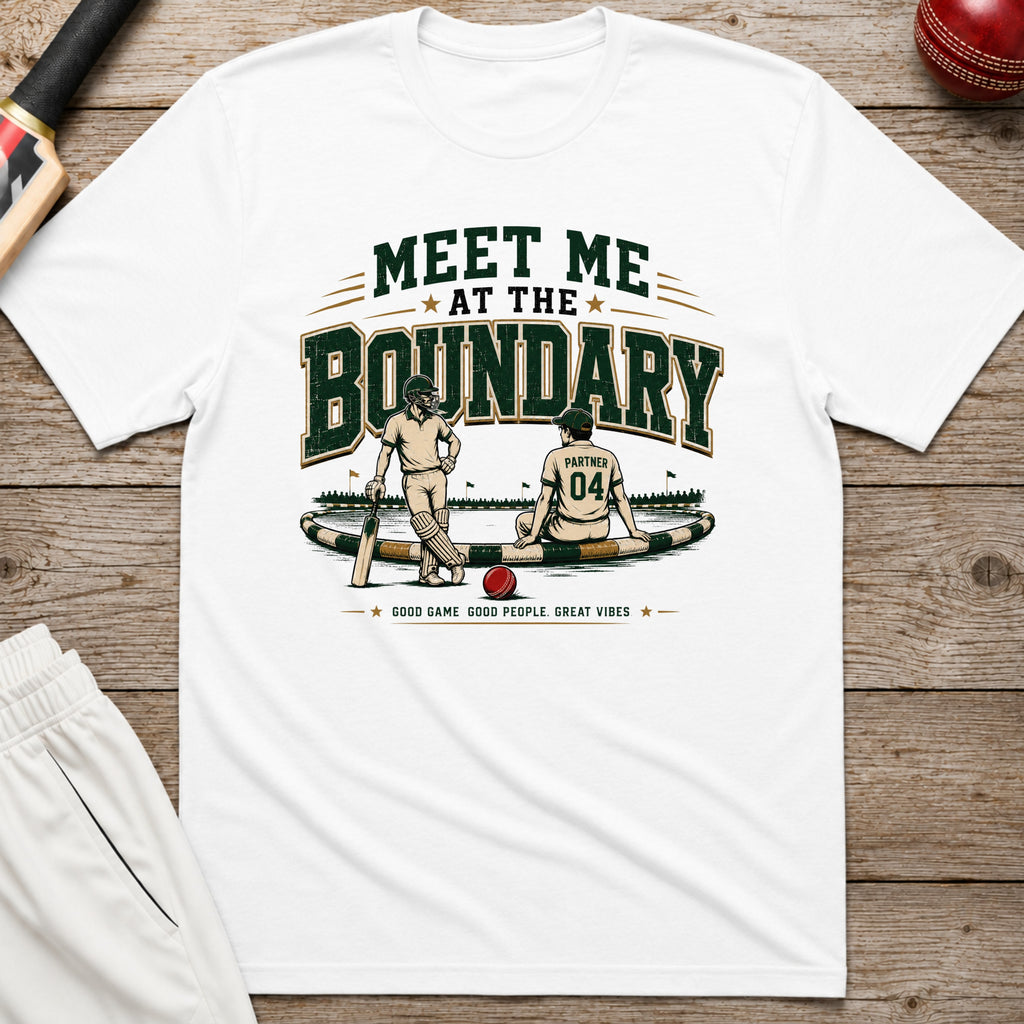 Meet Me At The Boundary T-Shirt - White