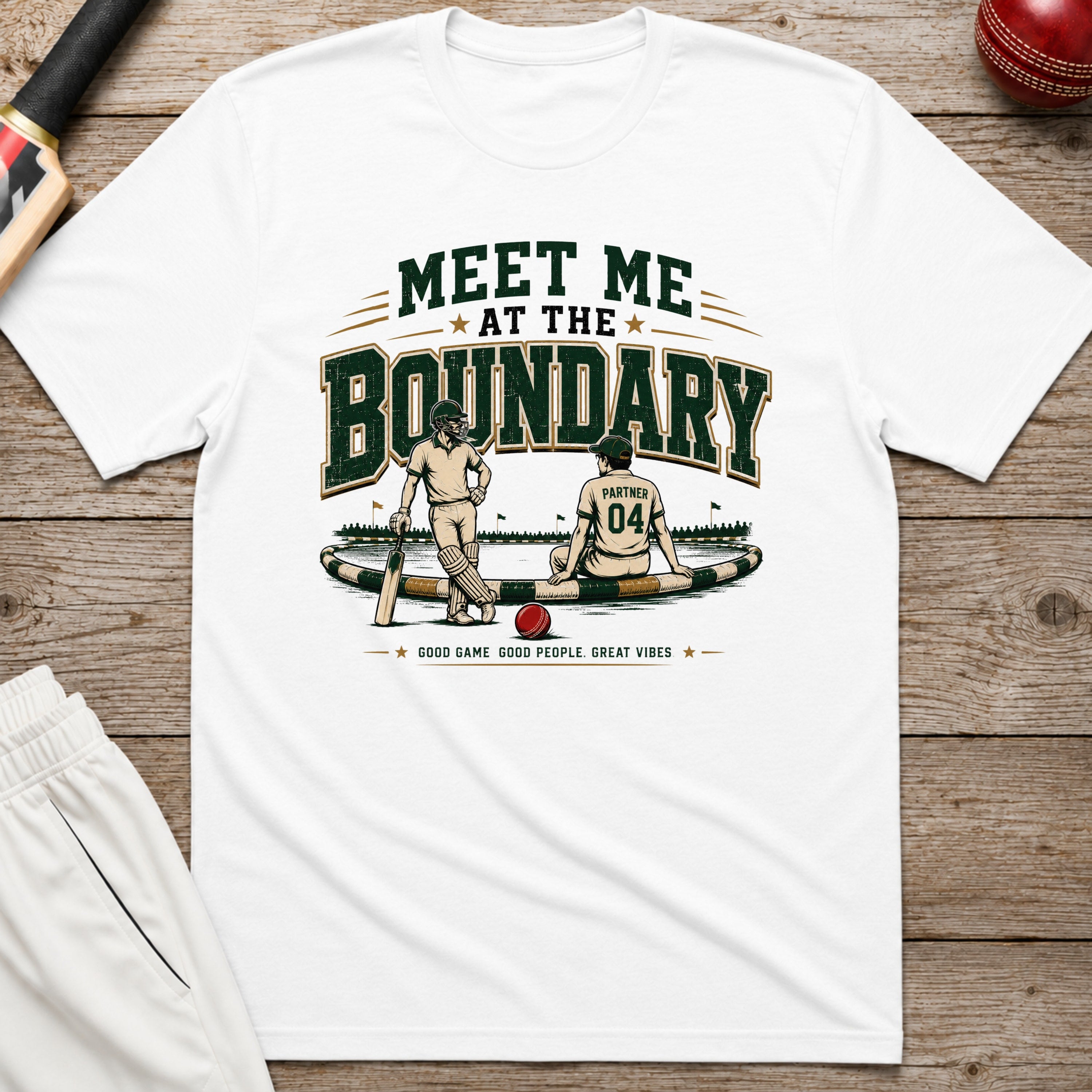 Meet Me At The Boundary T-Shirt - White