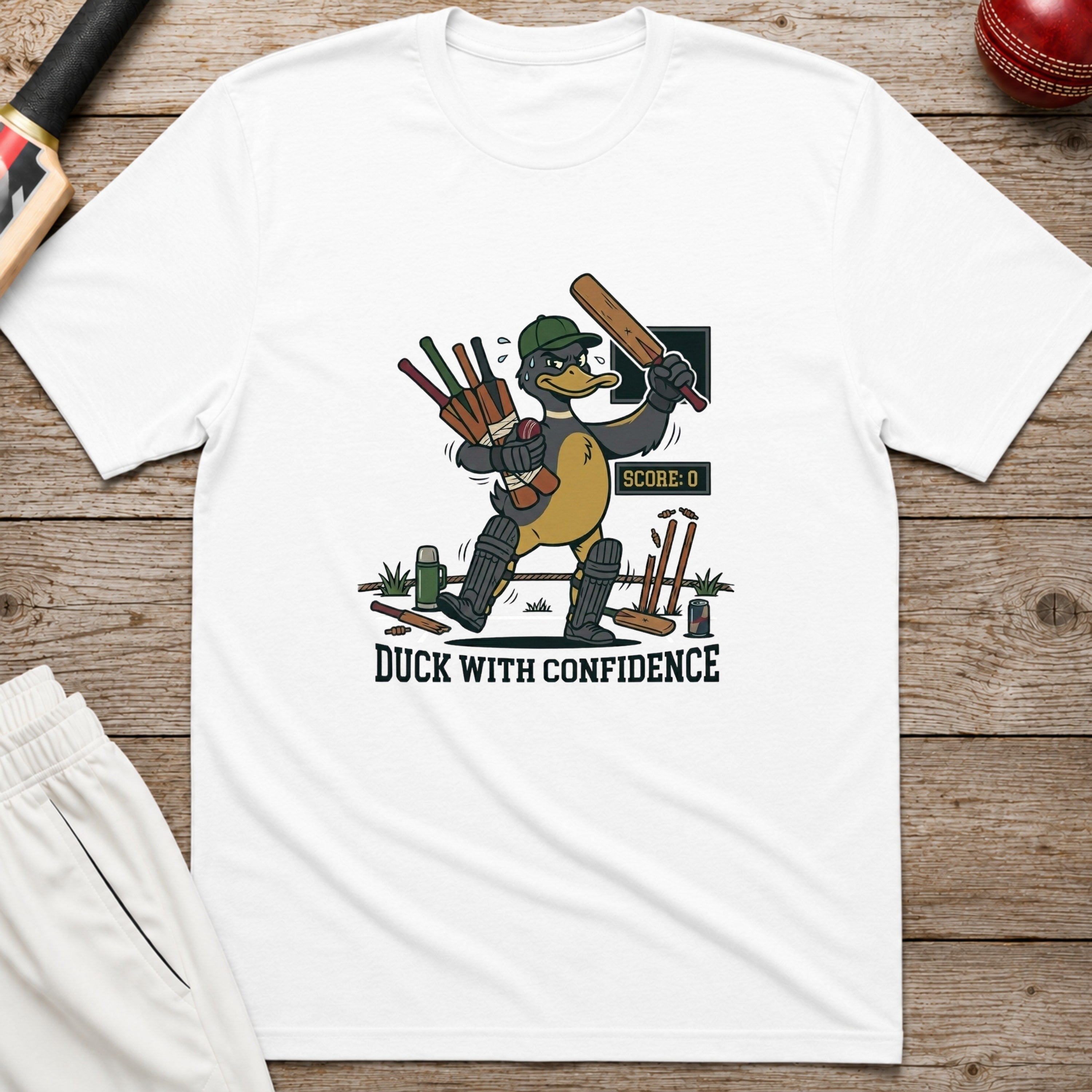 Duck With Confidence T-Shirt - White