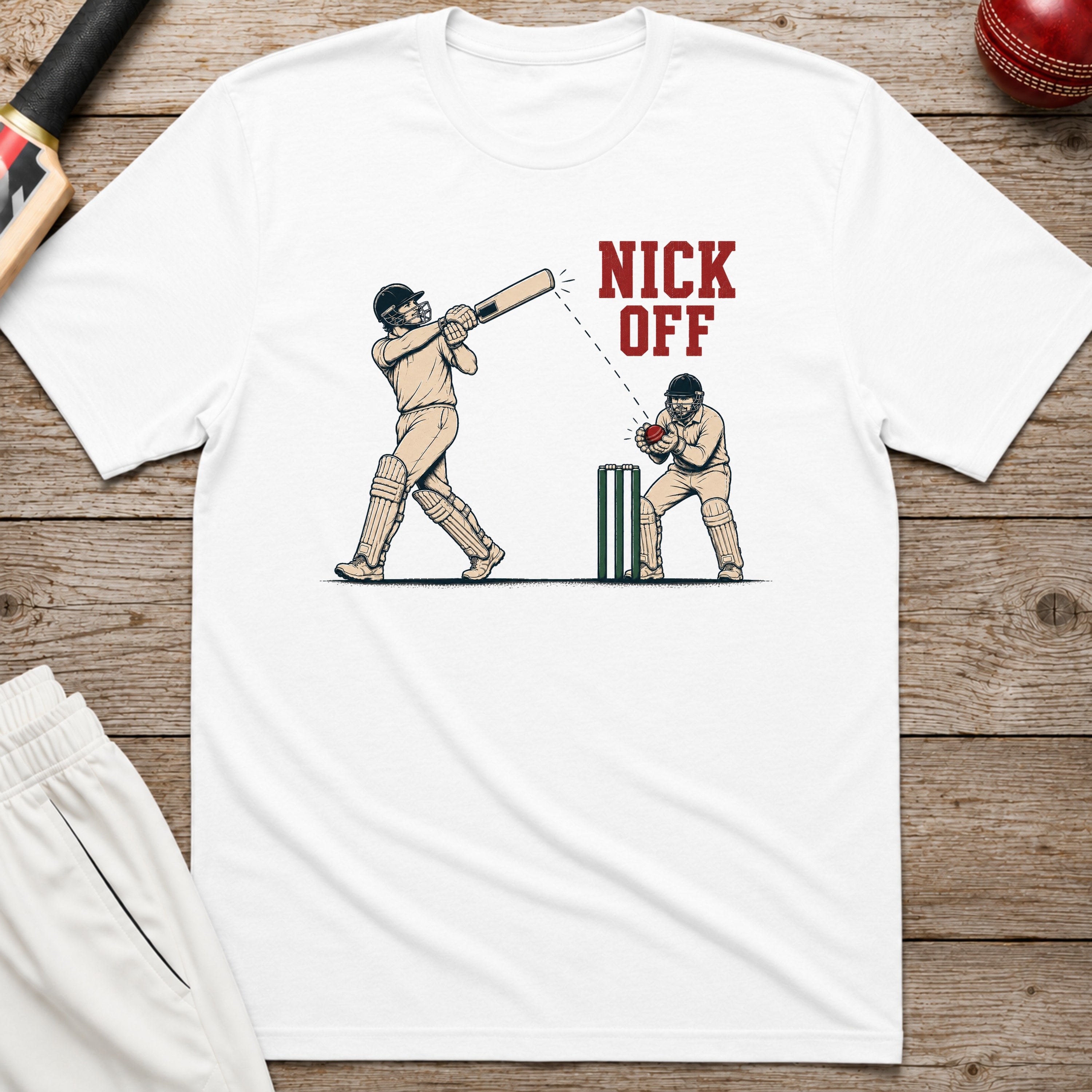 Nick Off T-Shirt - White