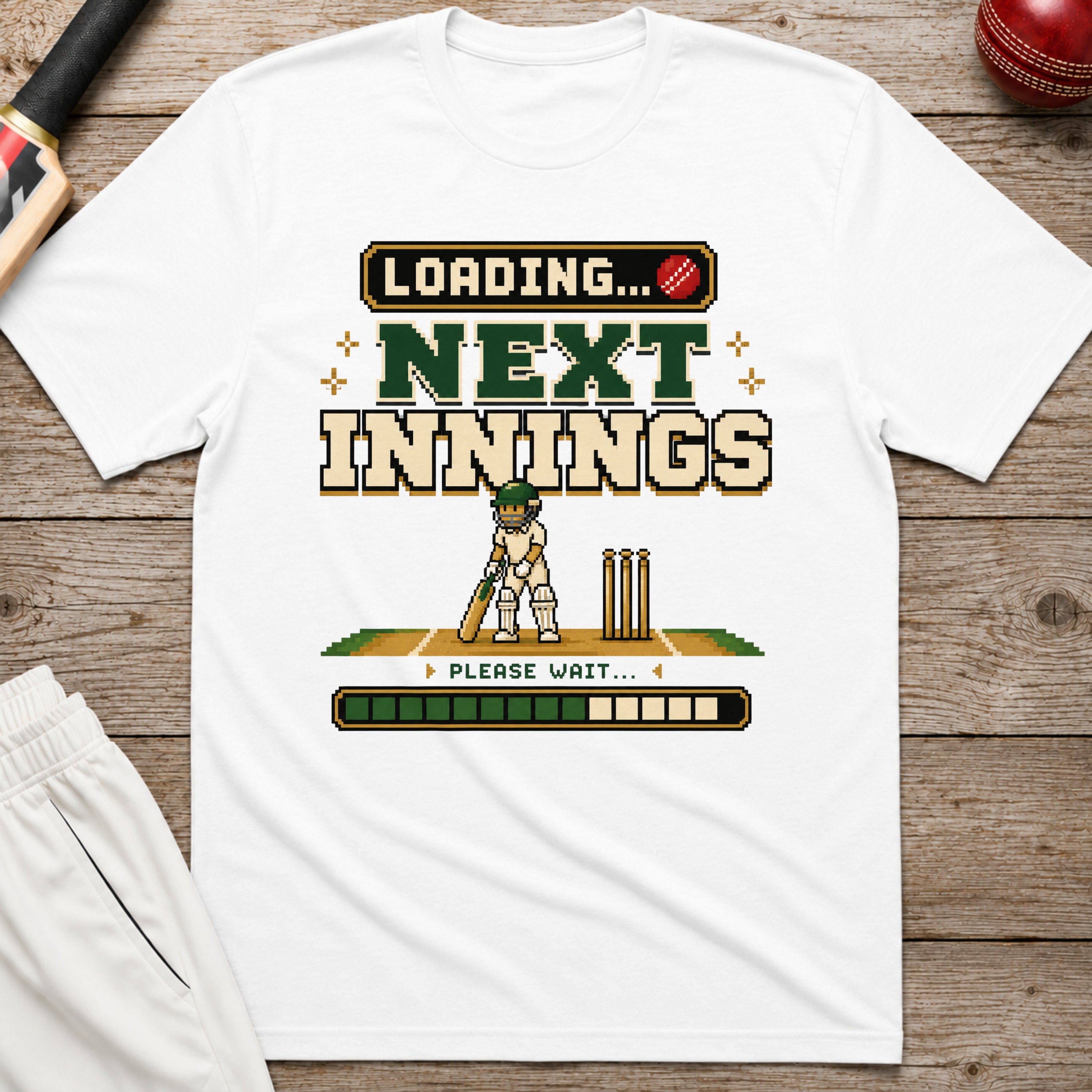 Loading Next Innings T-Shirt - White