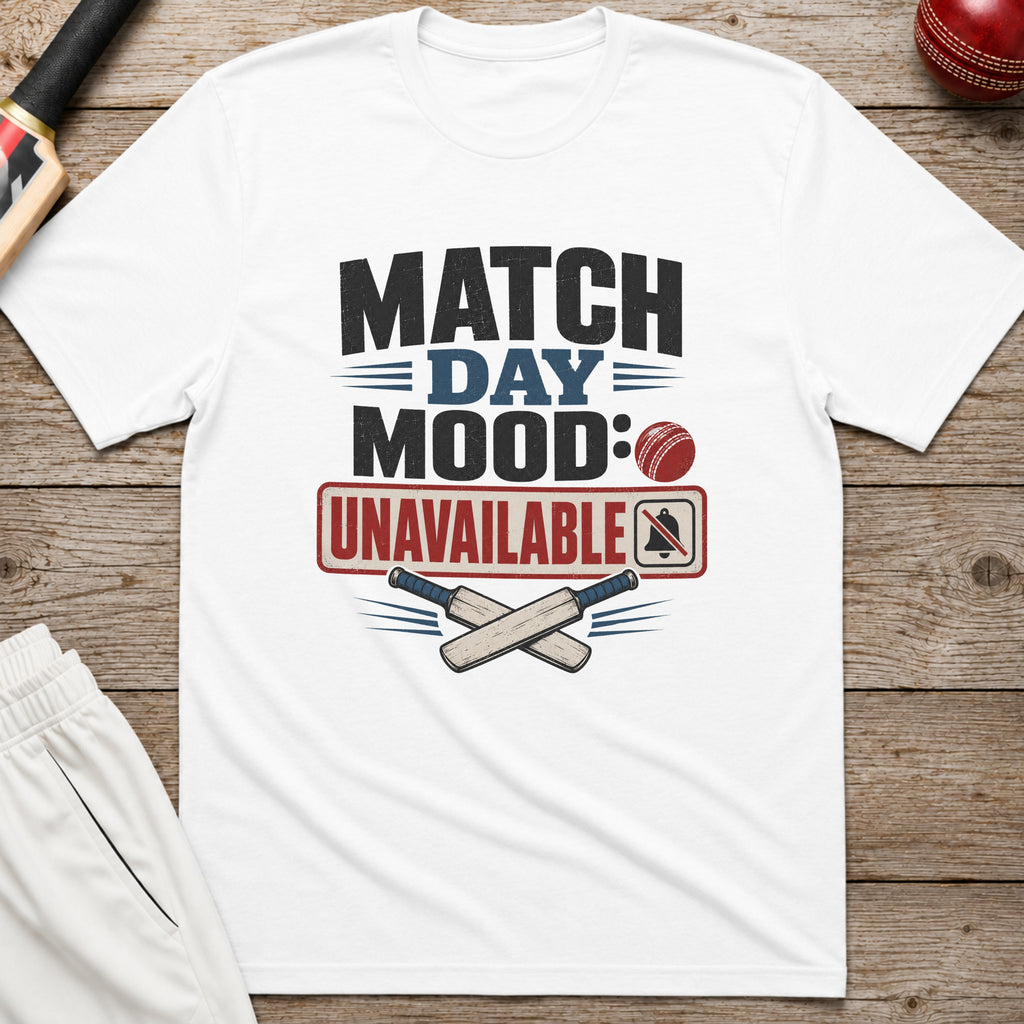 Match Day Mood Unavailable T-Shirt - White