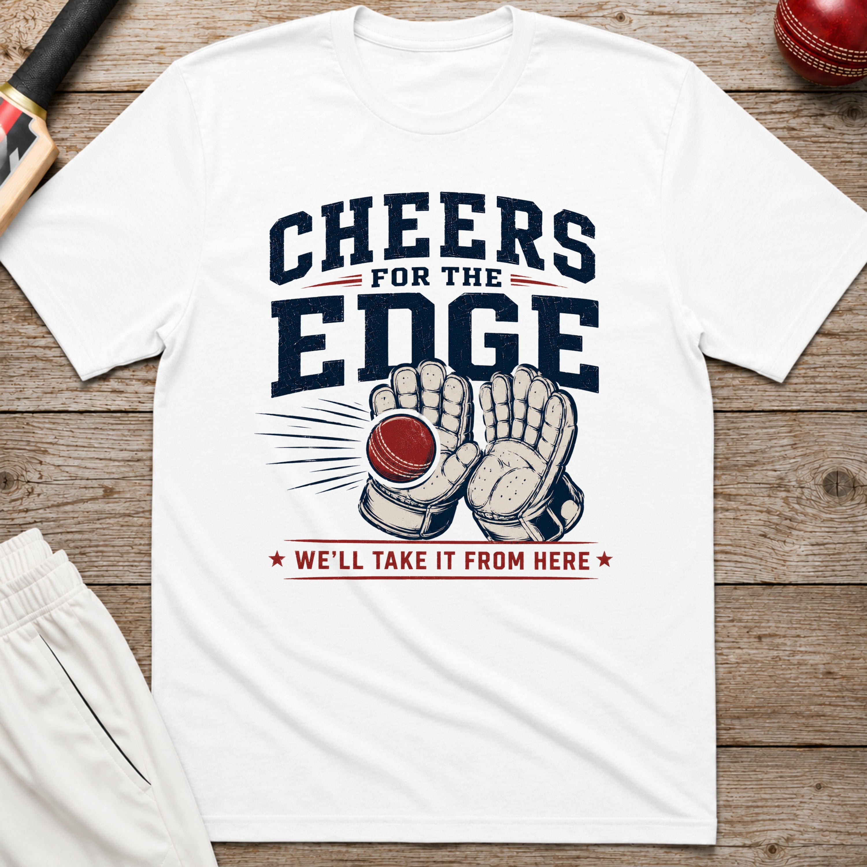 Cheers For The Edge T-Shirt - White
