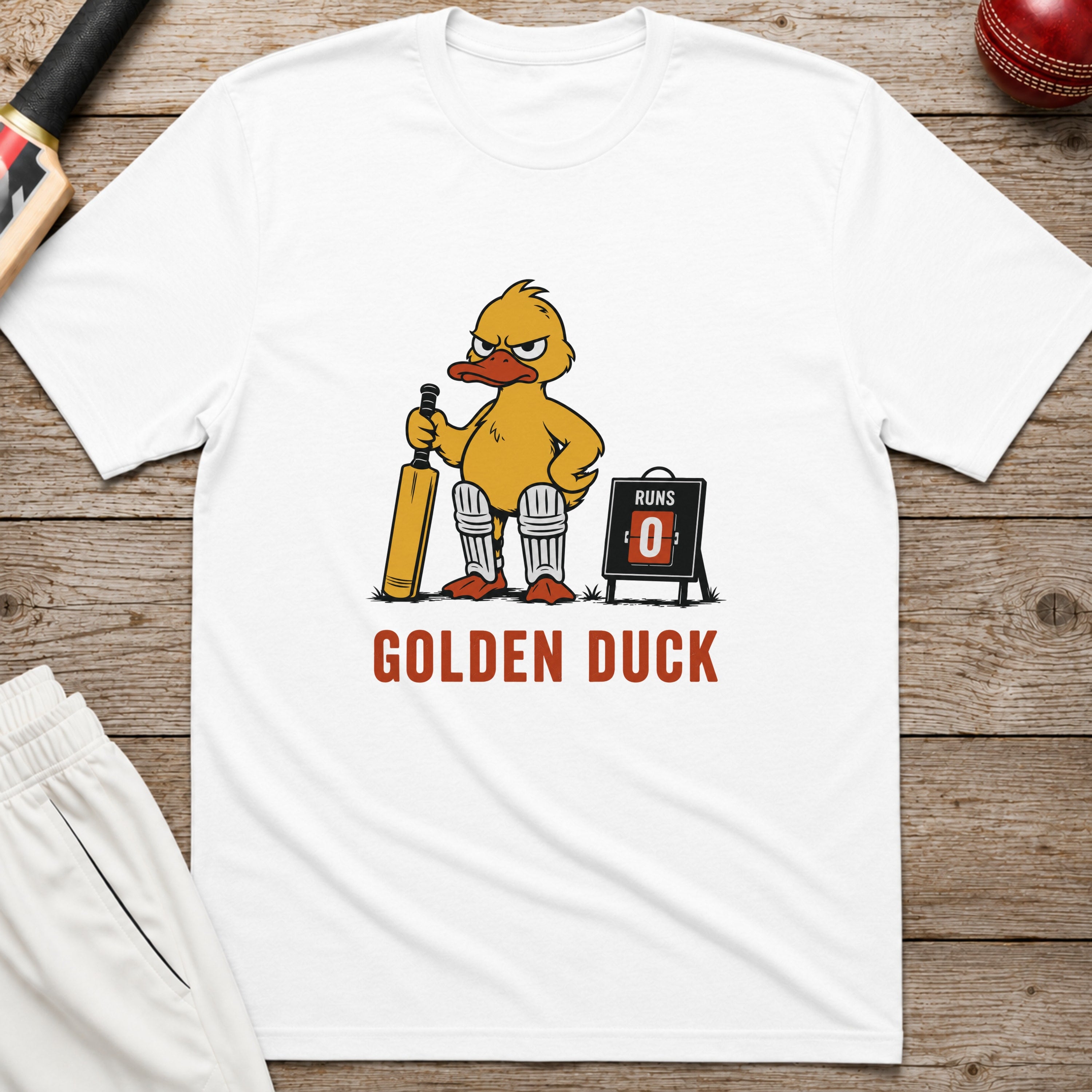 Golden Duck T-Shirt - White