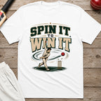 Spin It To Win It T-Shirt - White