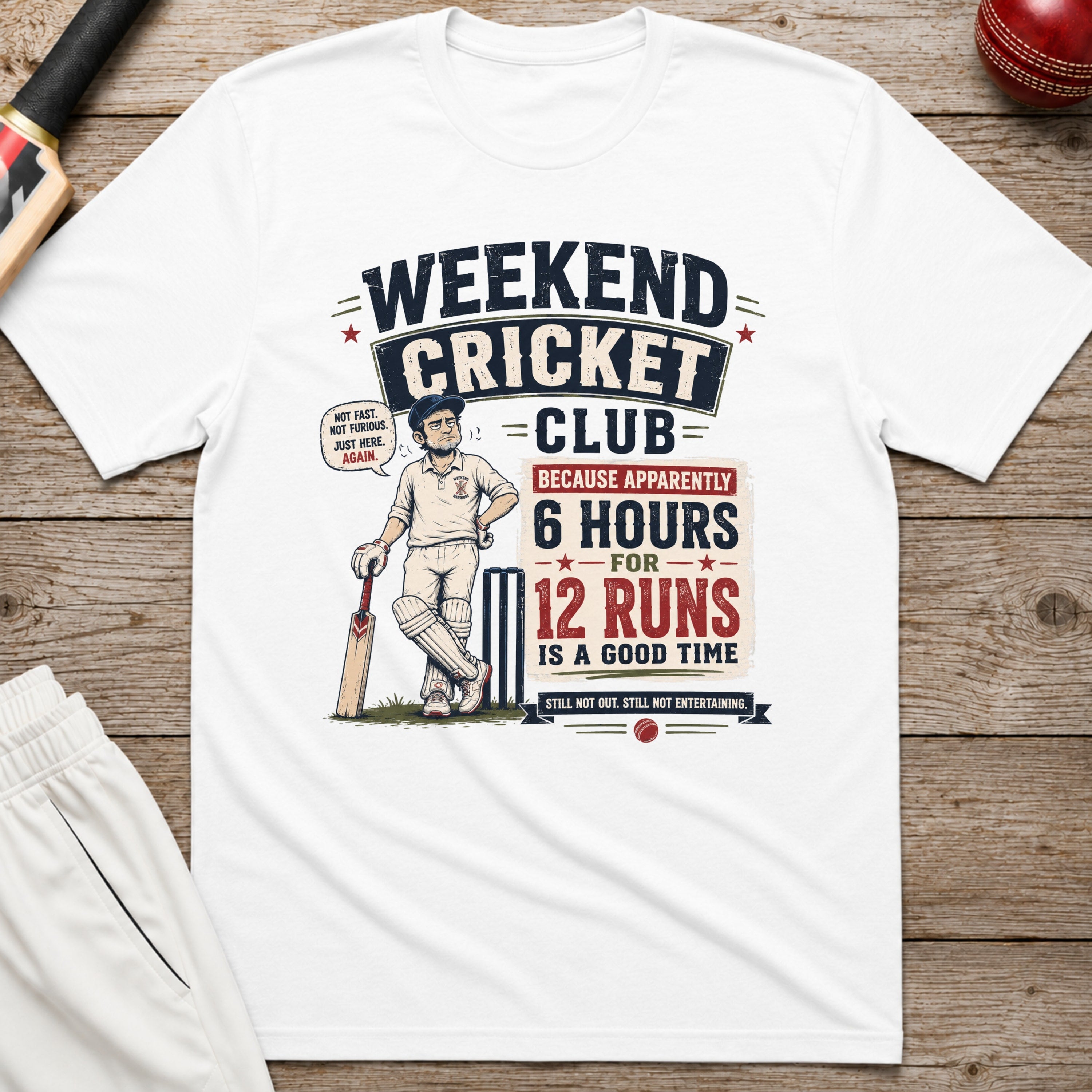 Weekend Cricket Club T-Shirt - White