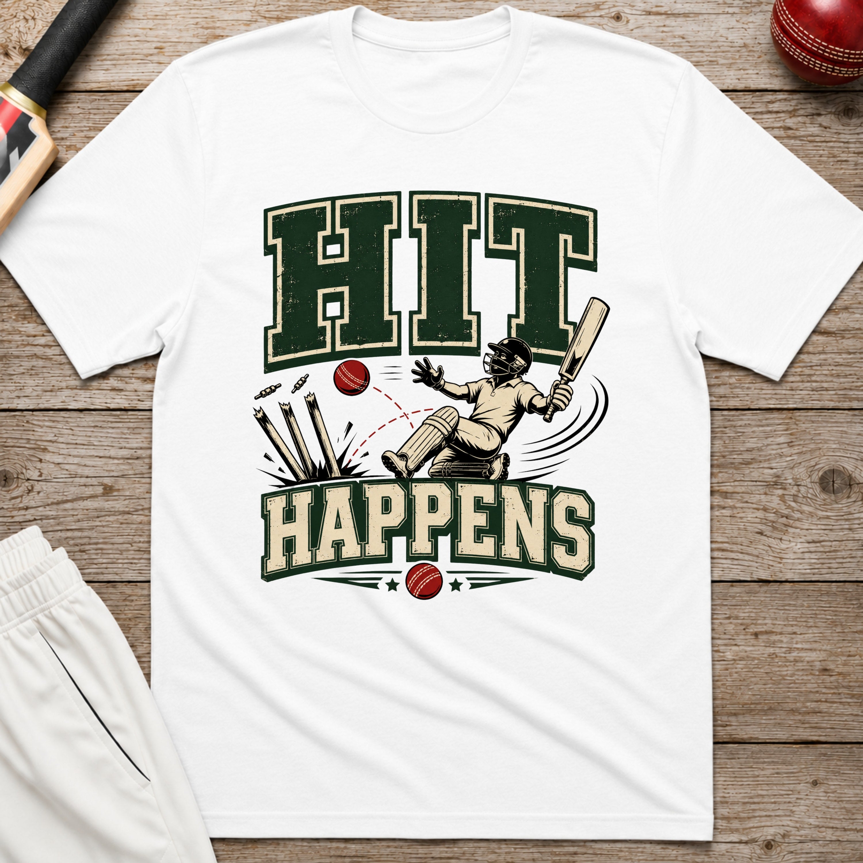 Hit Happens T-Shirt - White