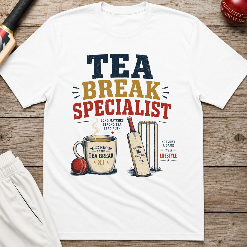 Tea Break Specialist T-Shirt - White