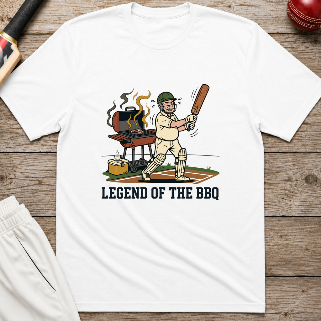 Legend Of The Bbq T-Shirt - White
