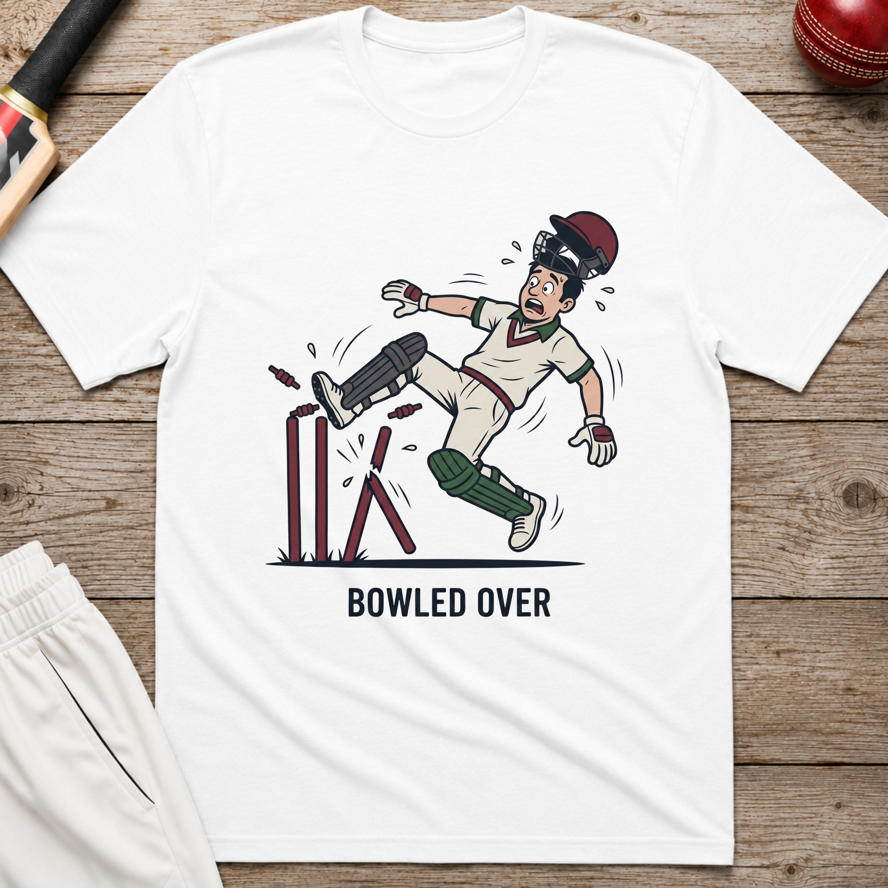Bowled Over T-Shirt - White