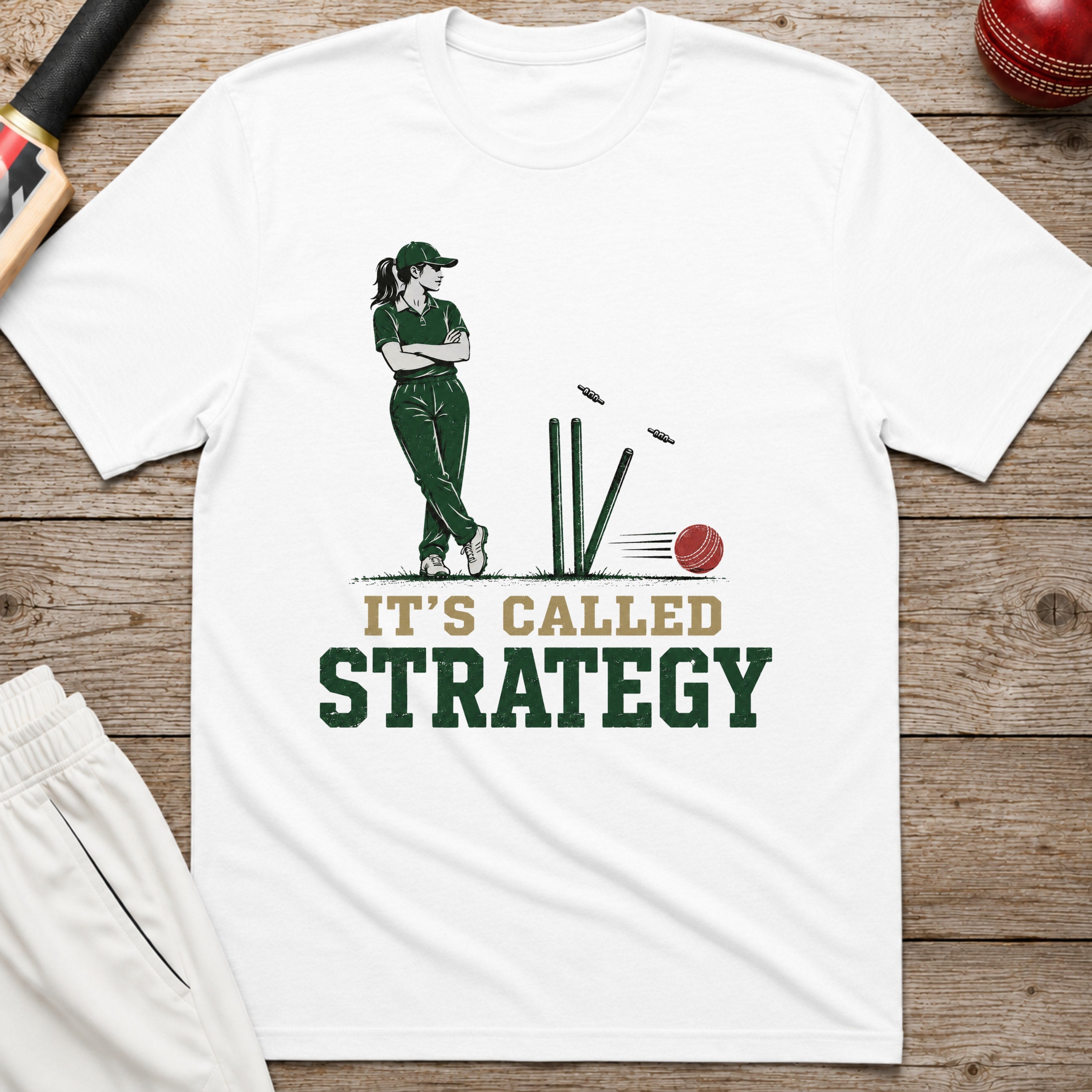 Its Called Strategy T-Shirt - White