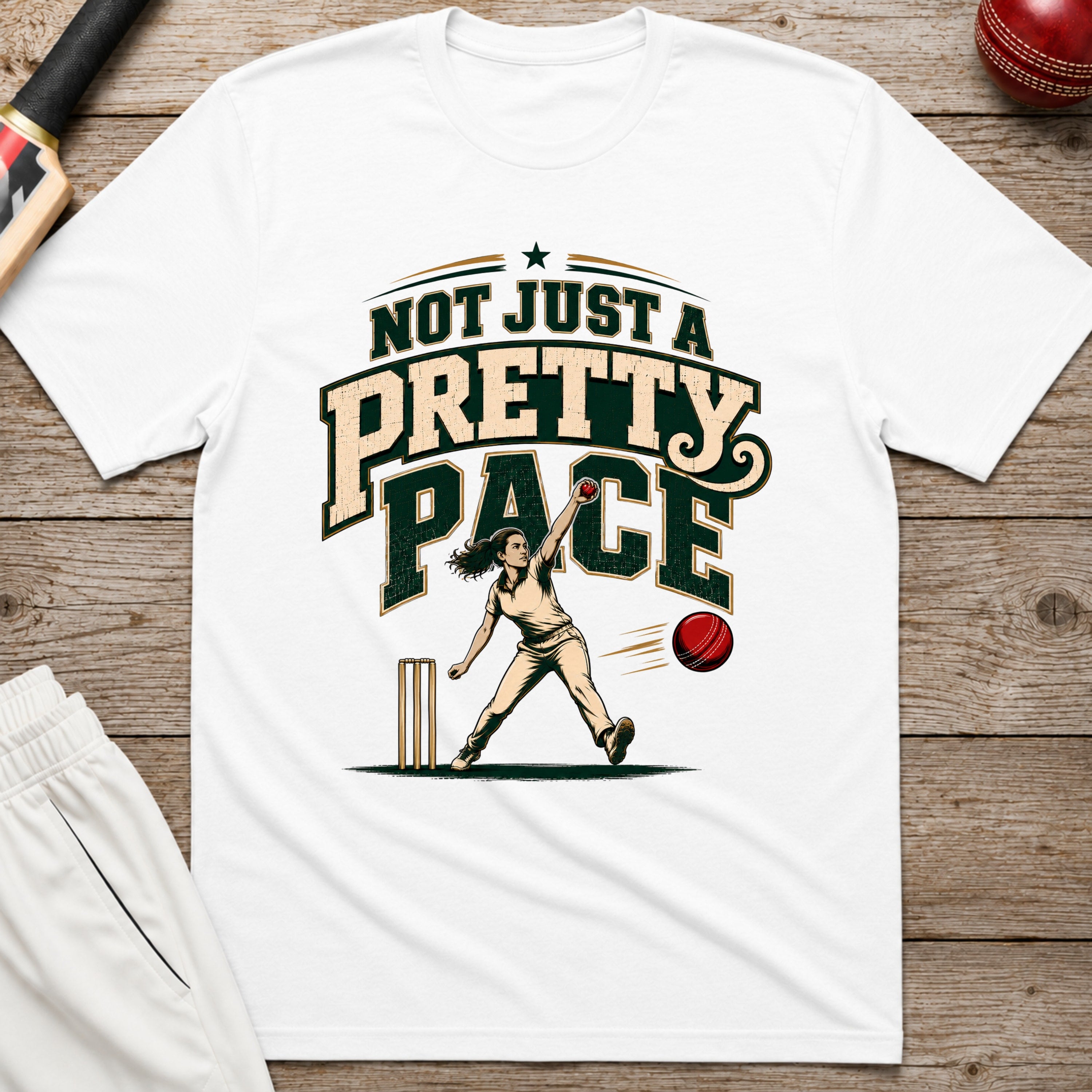 Not Just A Pretty Pace T-Shirt - White