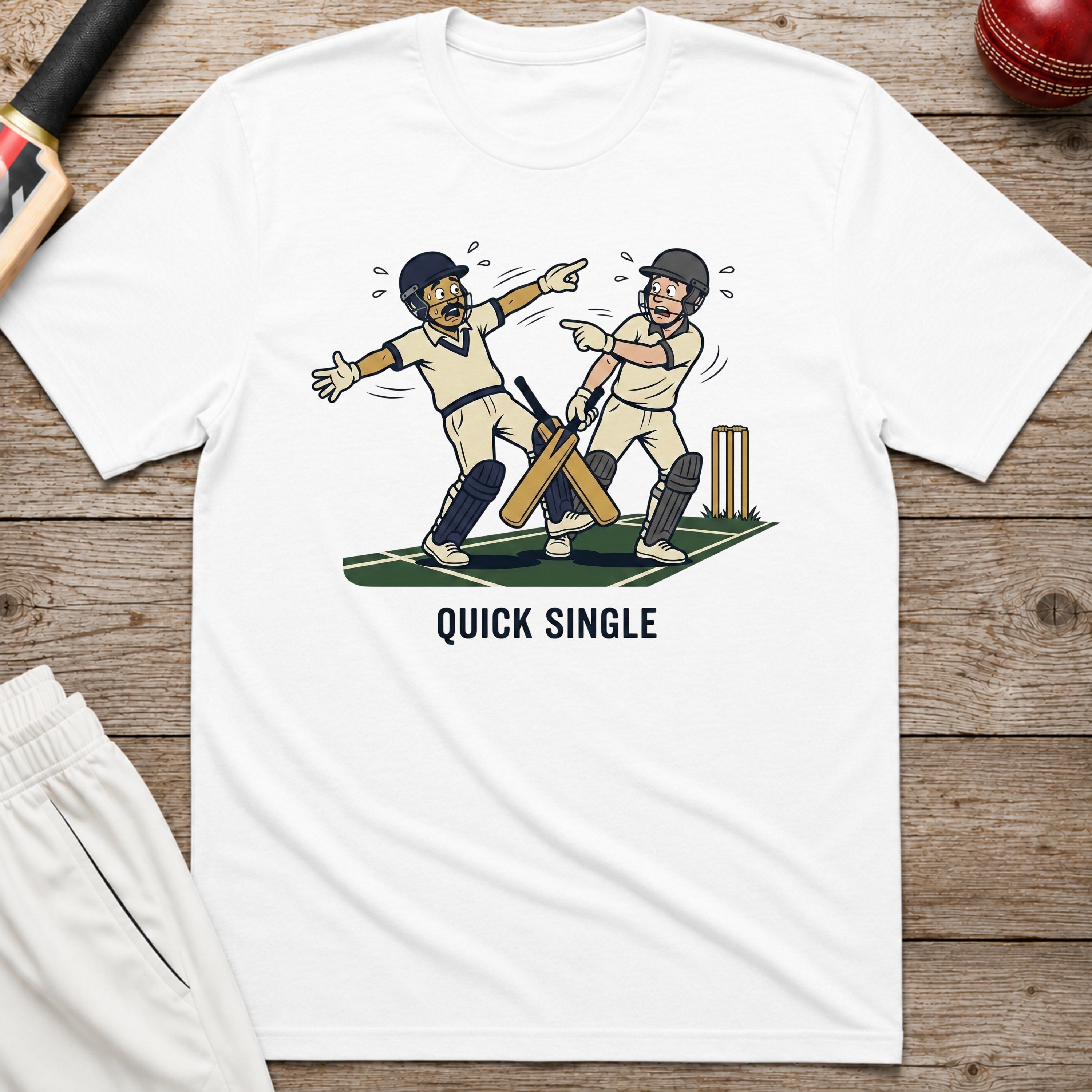 Quick Single Alt T-Shirt - White